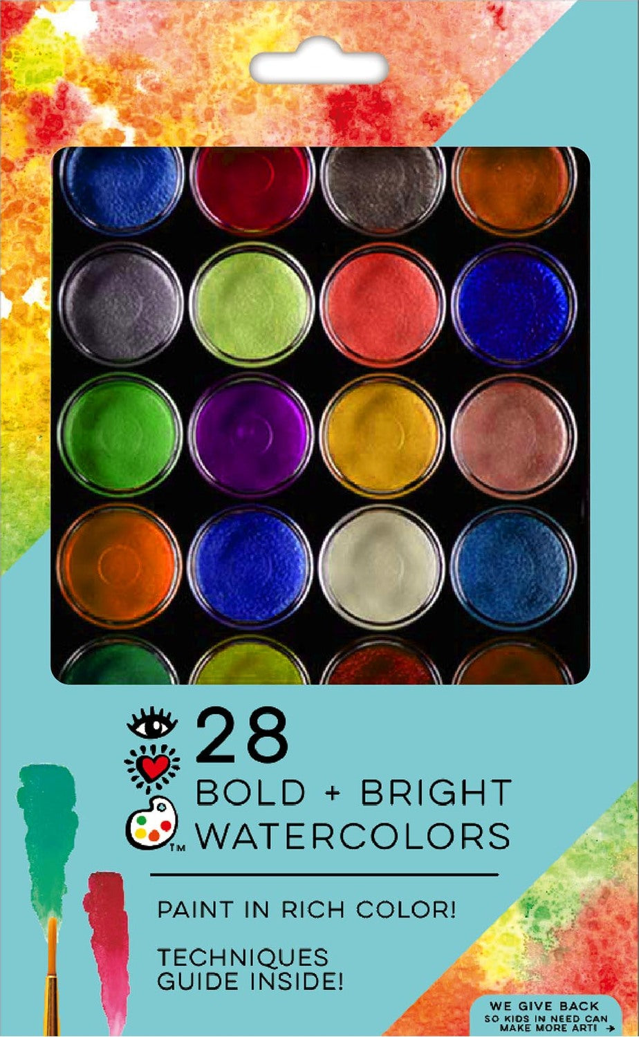 Watercolors - Bold & Bright