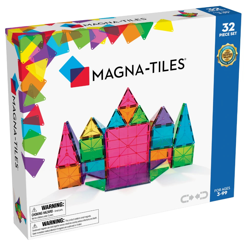 Magna Tiles  32pc Clear Classic