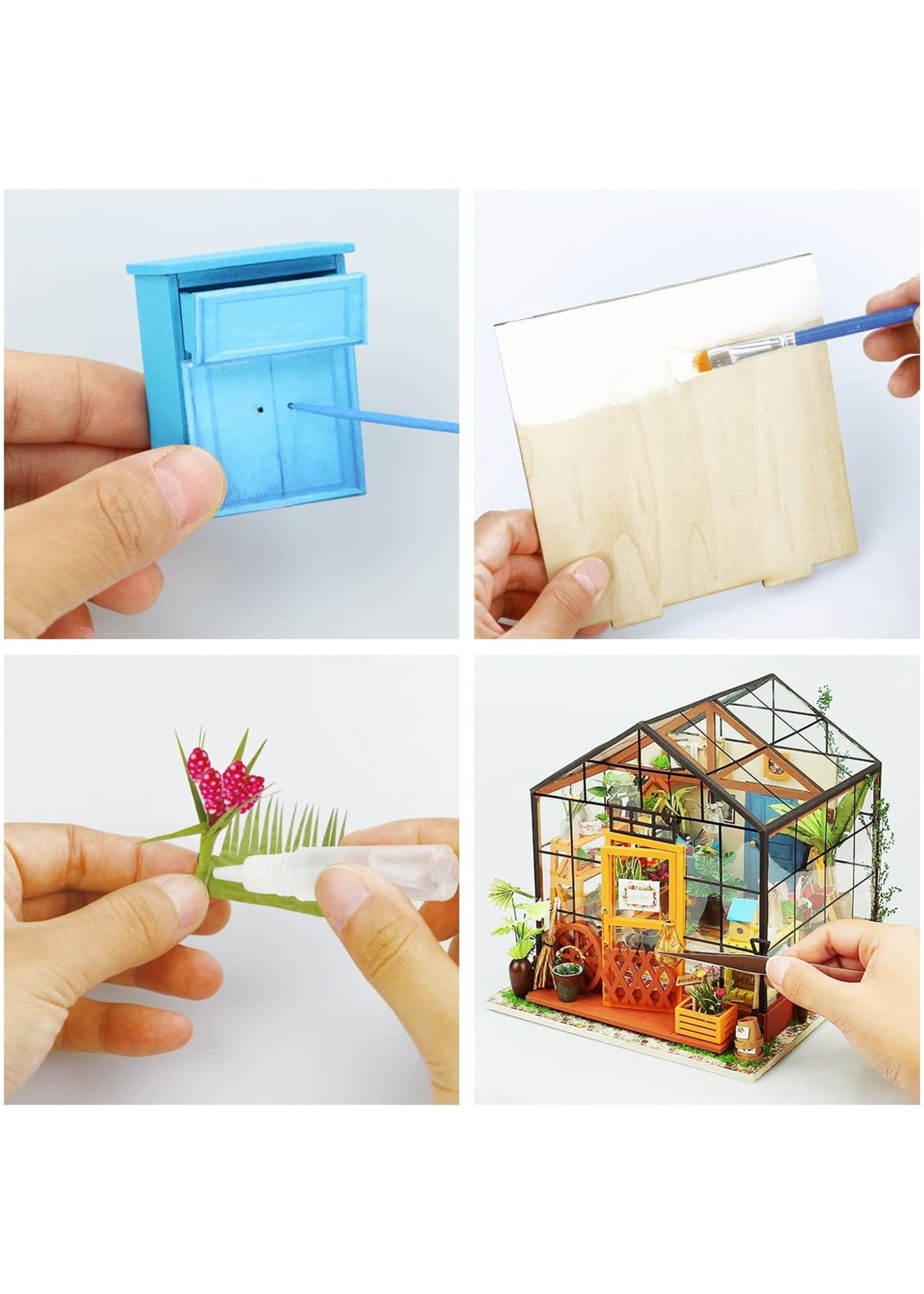 DIY Miniature House Kit - Cathy's  Flower House