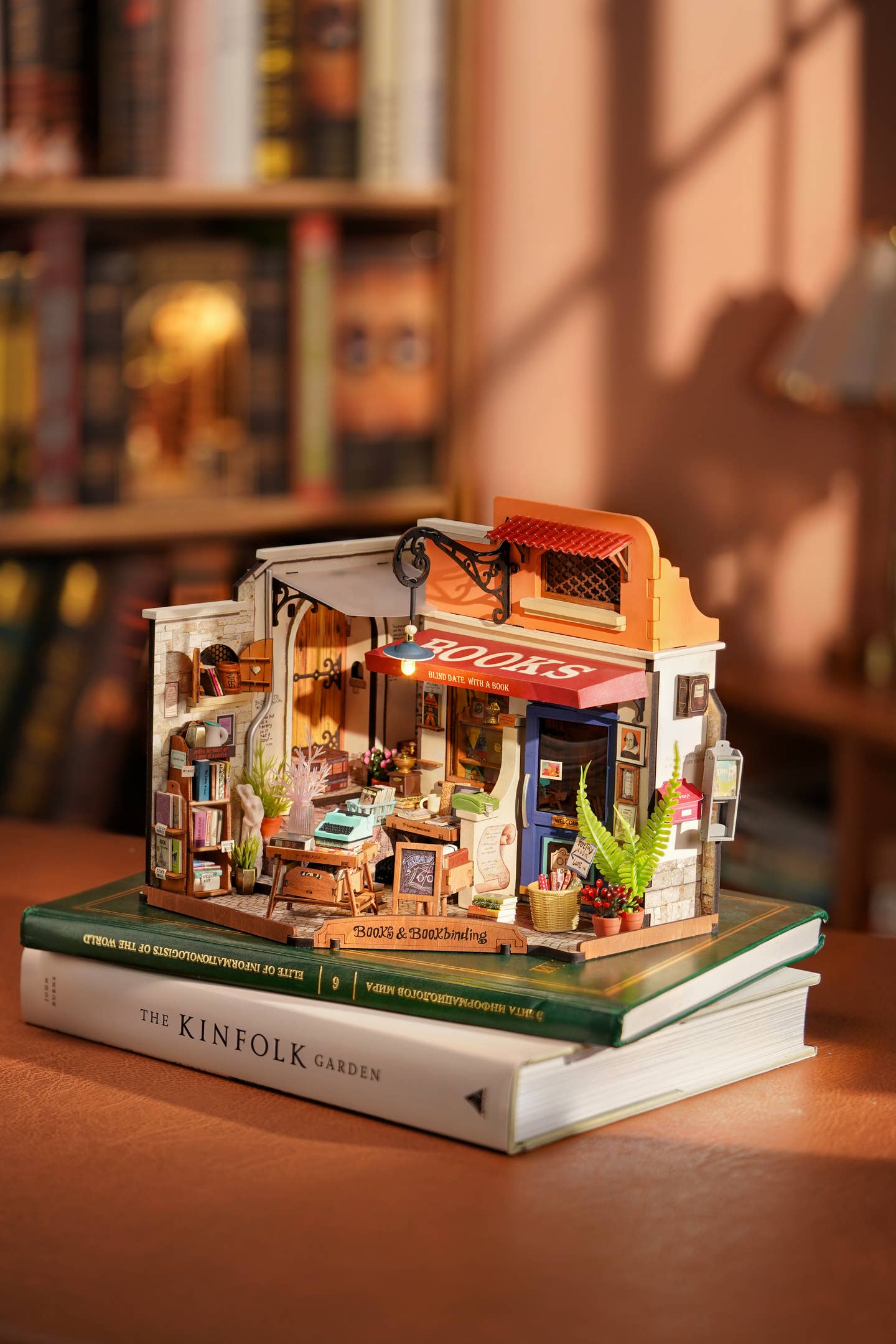 DIY Miniature House Kit - Corner Bookstore