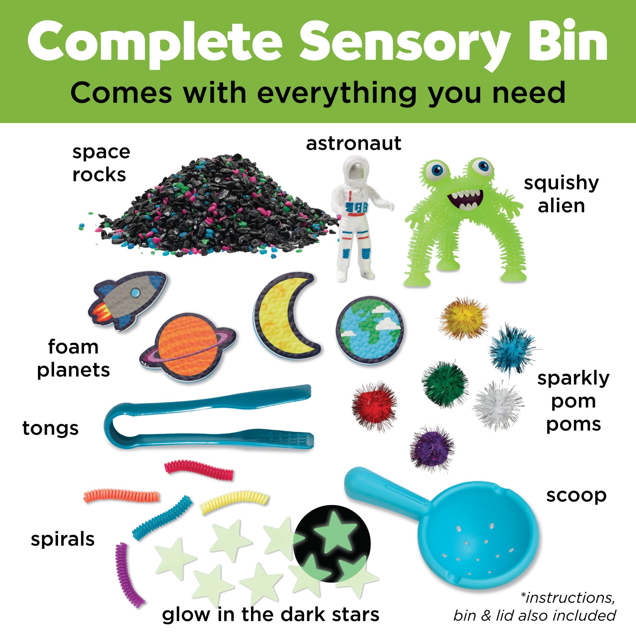 Sensory Bin Outer Space