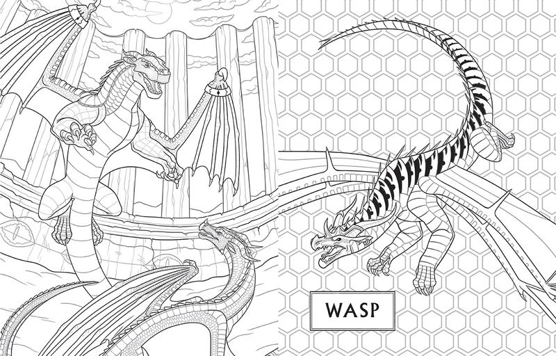 Wings of Fire, The Official Coloring Book