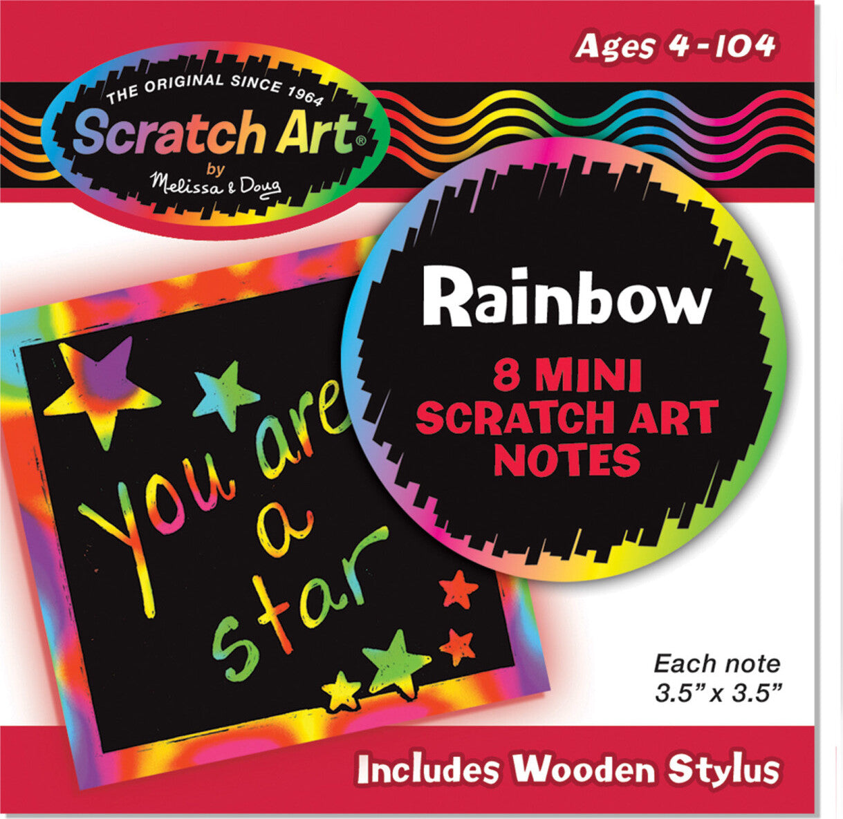 Rainbow Mini Scratch Notes