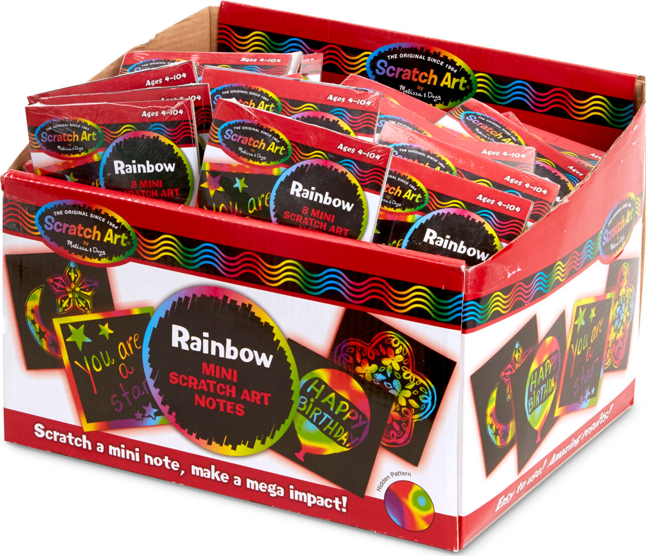 Rainbow Mini Scratch Notes