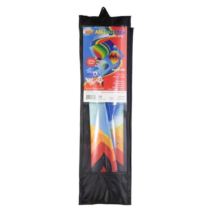 Hot Air Balloon 30" Diamond Kite