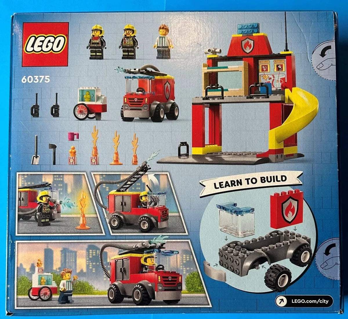 LEGO Fire Station and Fire Truck