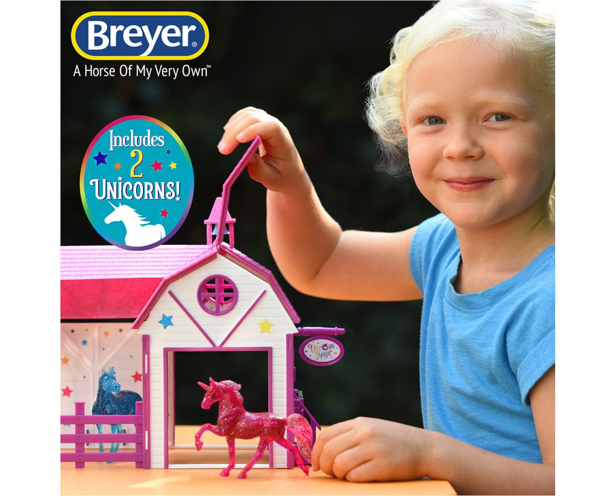 Breyer Unicorn Magic Sparkle Playset