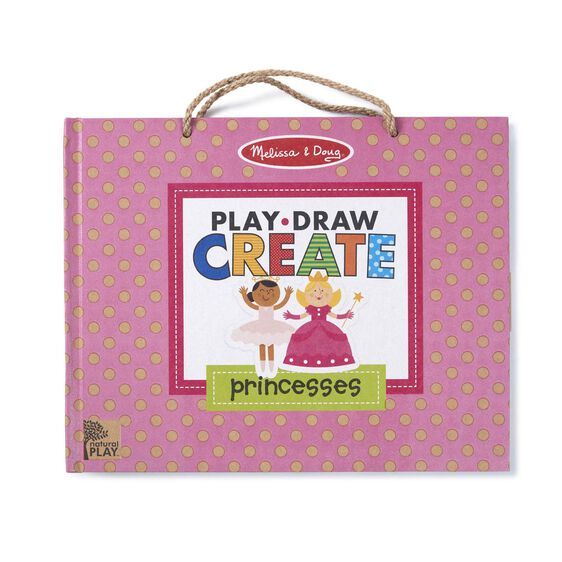 Play, Draw, Create Reusable Drawing & Magnet Kit - Princesses