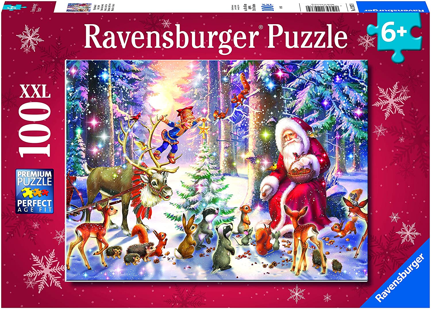 Christmas in the Forest 100 Piece Puzzle